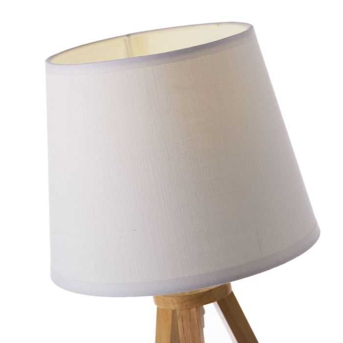 LÁMPARA BLANCO MADERA 20 X 20 X 41,50 CM - Imagen 3