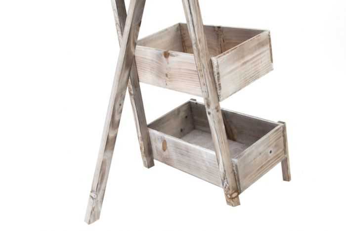 ESTANTE MADERA 33X55X82 MACETERO DECAPE - Imagen 3