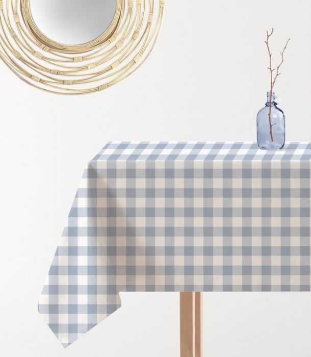 MANTEL ANTIMANCHAS 145X250 VICHY