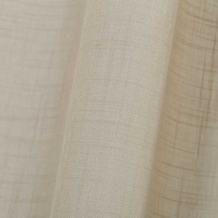 CORTINA BRIZNA POLIESTER BEIGE 140 X 260 CM - Imagen 3