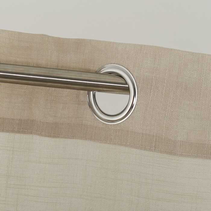 CORTINA BRIZNA POLIESTER BEIGE 140 X 260 CM - Imagen 2