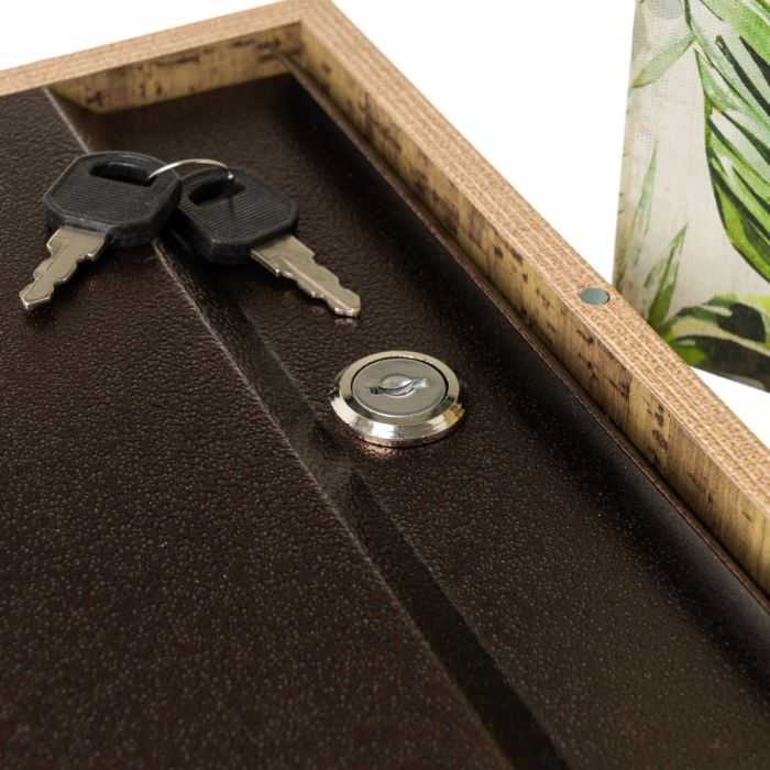 CAJA LIBRO CON LLAVE JUNGLE LIENZO / MDF 16 X 5 X 24 CM 2 MODELO - Imagen 3