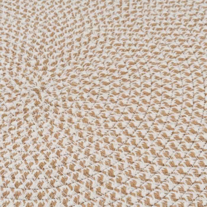 ALFOMBRA CUERDA BLANCO-BEIGE 90 X 90 CM - Imagen 3