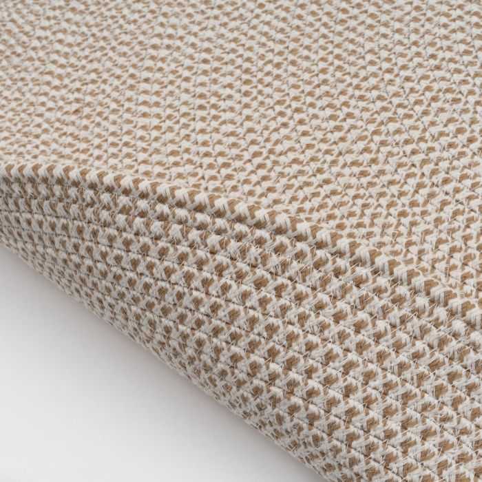 ALFOMBRA CUERDA BLANCO-BEIGE 90 X 90 CM - Imagen 2