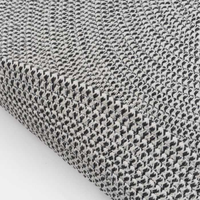 ALFOMBRA CUERDA BLANCO-GRIS 90 X 90 CM - Imagen 2