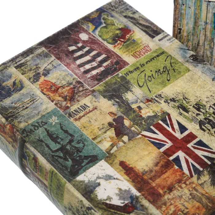 CAJA LIBRO CON LLAVE 2/MODELOS POLIPIEL / MDF / METAL 16 X 5 X 24 CM - Imagen 4