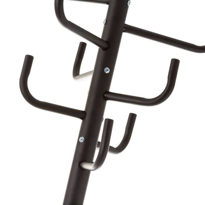 PERCHERO 8 BRAZOS METAL NEGRO 40 X 40 X 183 CM - Imagen 2