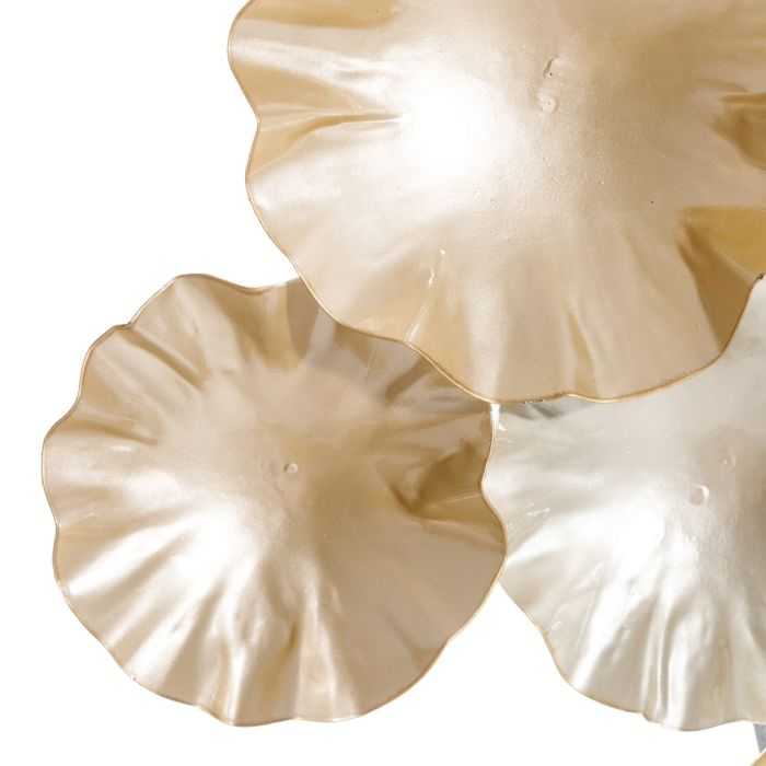 MURAL PARED PLATA-CREMA METAL 92 X 7 X 50 CM - Imagen 4