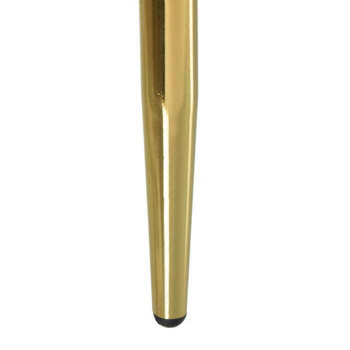 BANQUETA PELO BLANCO ROTO TEJIDO-METAL 100 X 39 X 40 CM - Imagen 3
