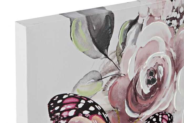 CUADRO LIENZO MDF 80X2,8X120 MUJER FLORES 2 SURT. - Imagen 2