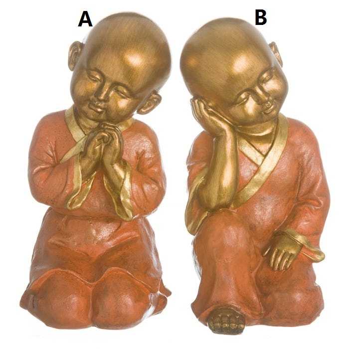 FIGURA BUDA 2/M POLIRESINA DECORACIÓN 13,30 X 15 X 26 CM