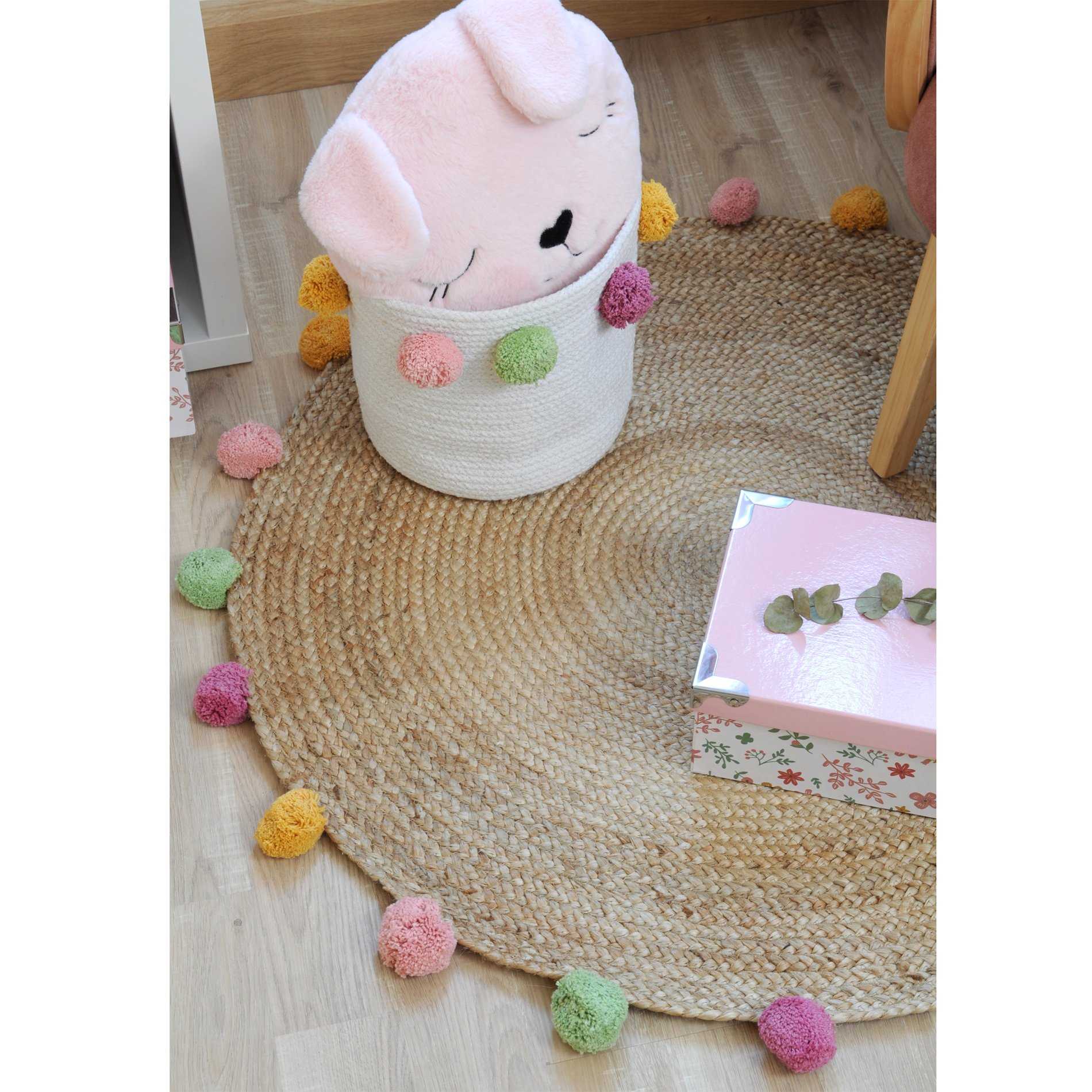 PIMPRENELLE TAPIS DIAM 90 CM