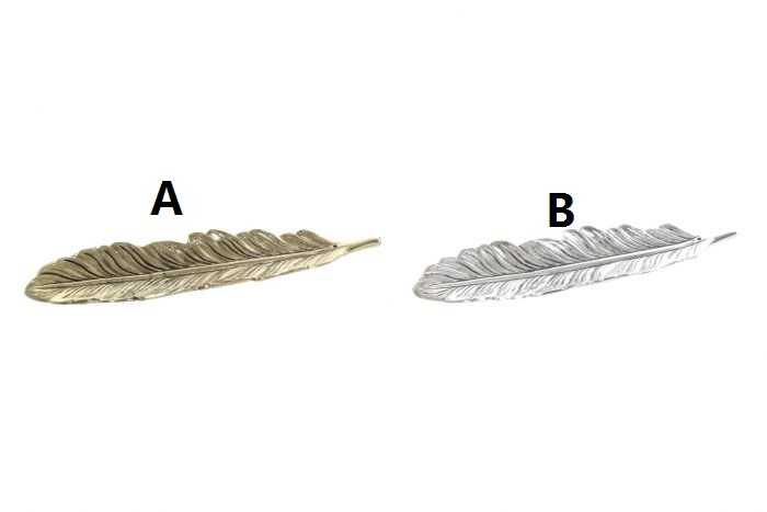 SOPORTE INCIENSO ALUMINIO 23,5X5X1 PLUMA 2 SURT.