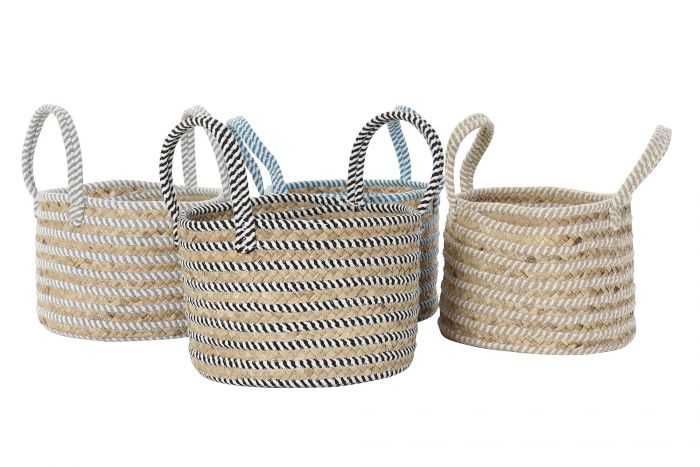 CESTA ALGODON FIBRA 25X25X28 4 SURT. - Imagen 4