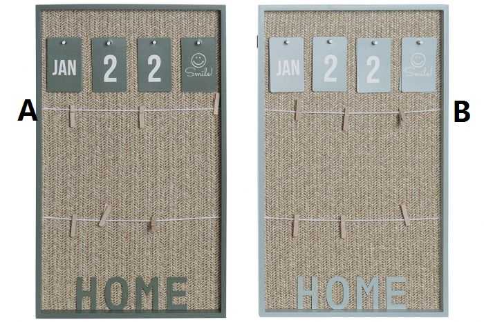 MEMO FOTOS MDF PP 30X3X50 CALENDARIO 2 SURT.