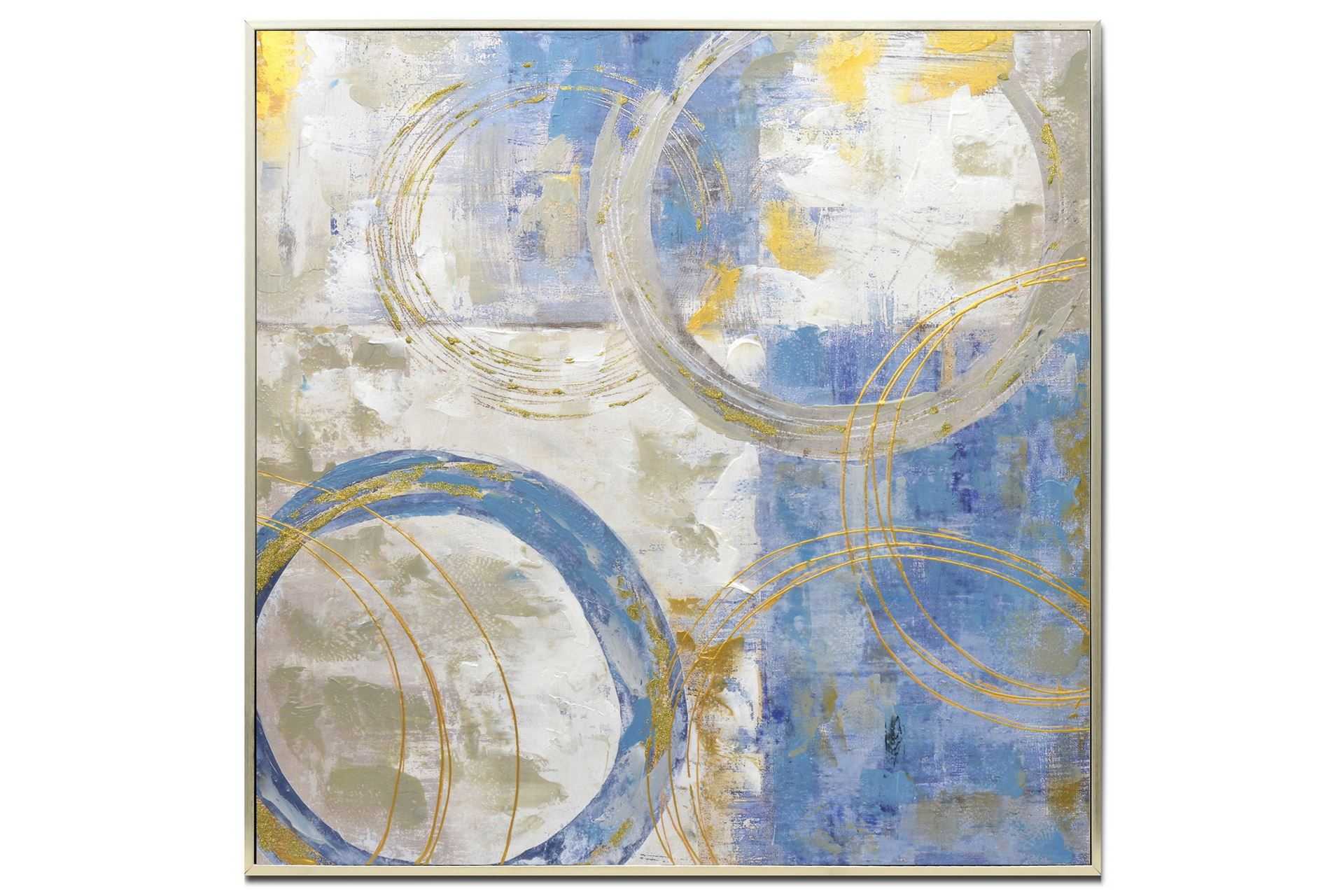 CUADROS ABSTRACTO 40% PINTADO A MANO 82X5X82 2 MODELOS - Imagen 2
