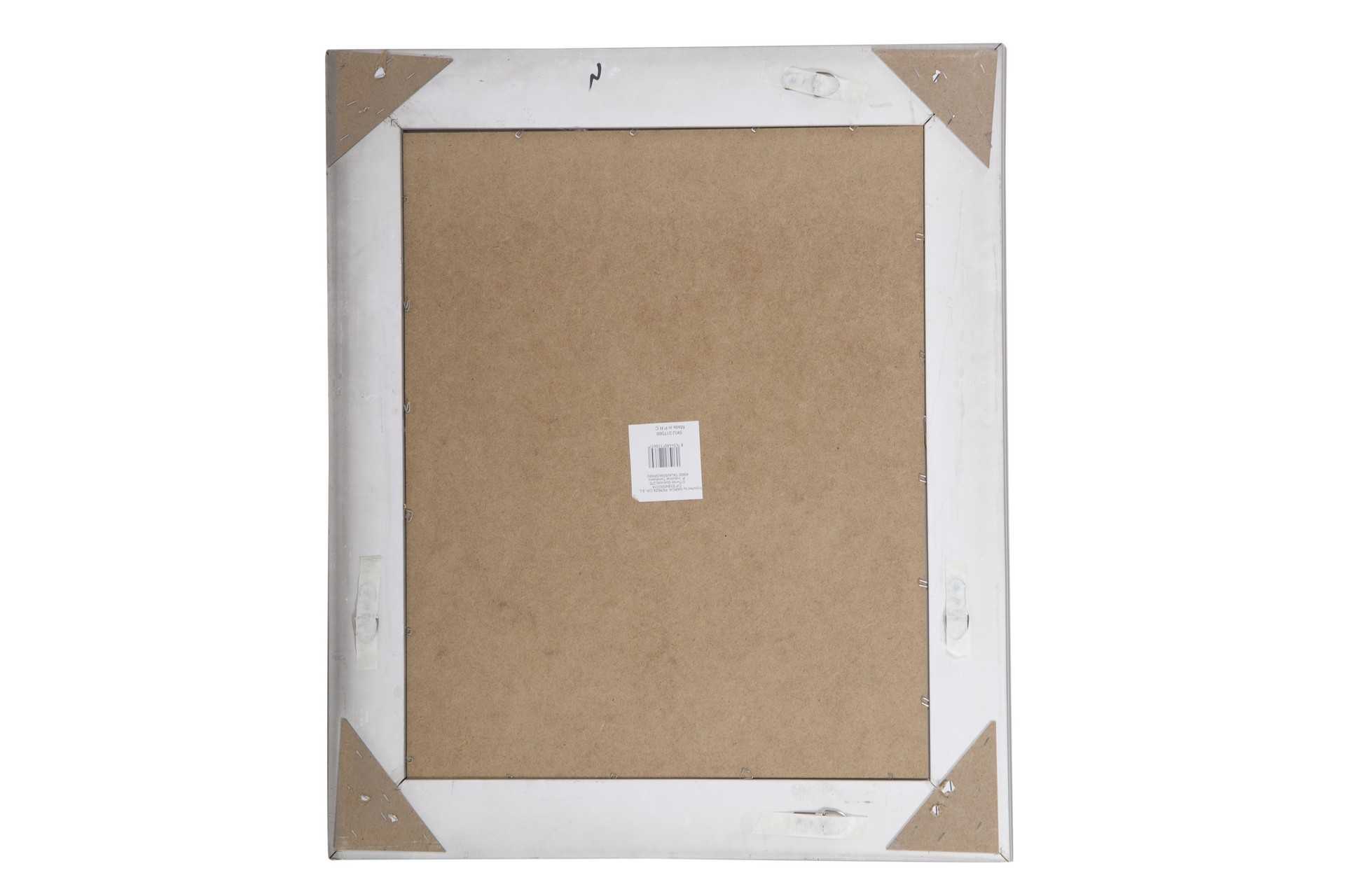ESPEJO MADERA PLATA 50X60 EXT. 58X4X68 CM - Imagen 3