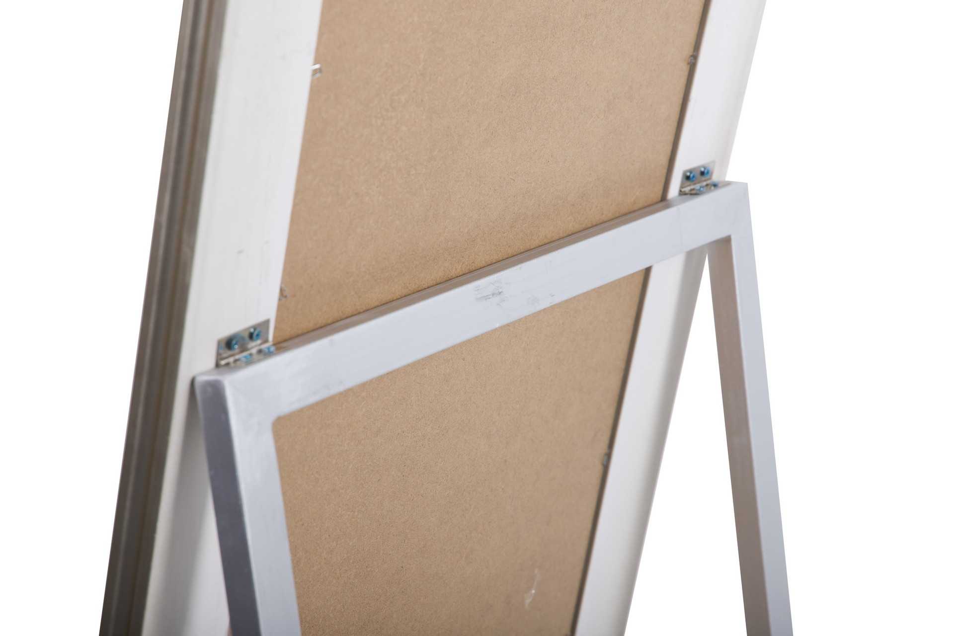 ESPEJO DE PIE MADERA PLATA 40X160 EXT 48X4X168 CM - Imagen 4