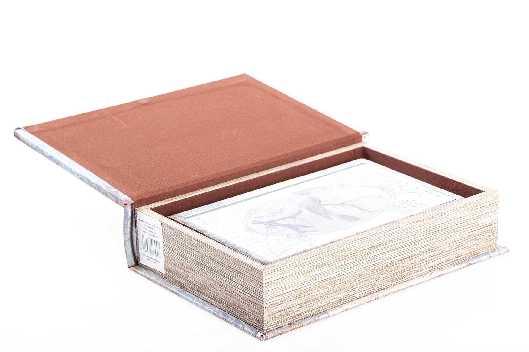 SET 2 CAJAS LIBRO ESPEJO 21X7X30 / 16X5X24 CM - Imagen 3