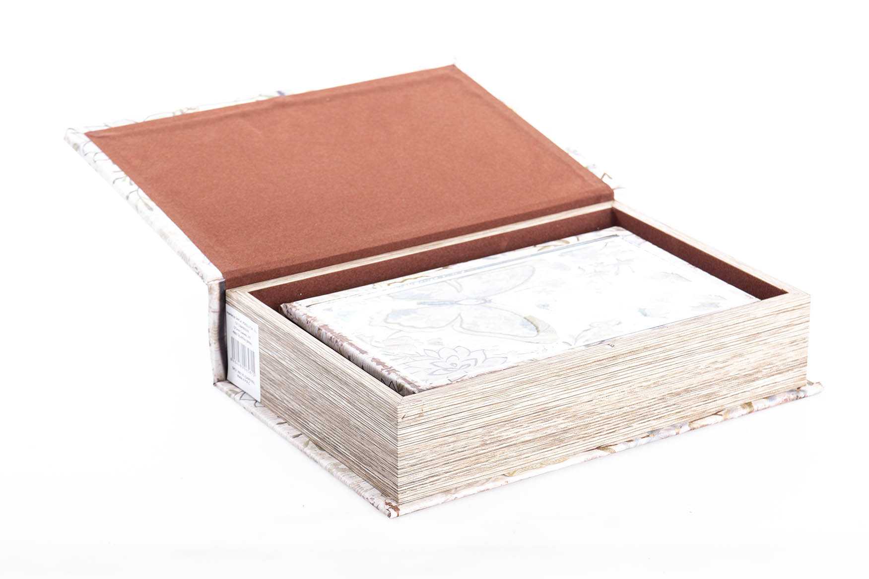 SET 2 CAJAS LIBRO ESPEJO 21X7X30 / 16X5X24 CM - Imagen 3