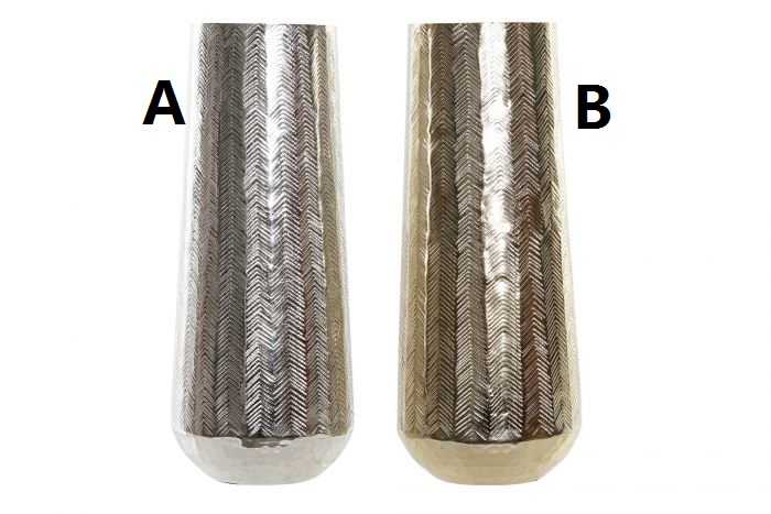 JARRON ALUMINIO 15X15X36,5 2 SURT.
