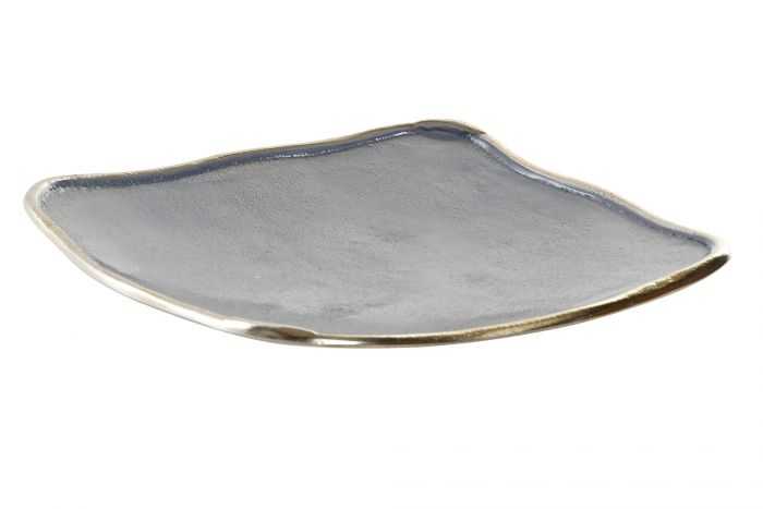CENTRO MESA ALUMINIO 26X4X25 PLATEADO