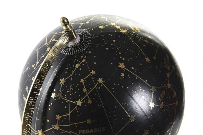 GLOBO TERRAQUEO ALUMINIO PVC 20X20X33 CONSTELACION - Imagen 3