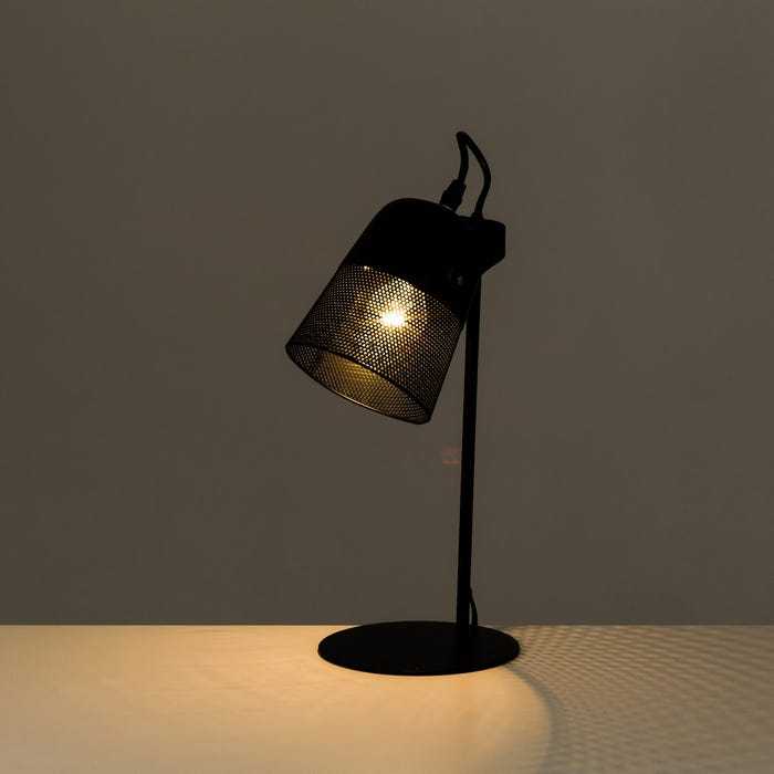 LÁMPARA METAL NEGRO 18 X 15 X 38 CM - Imagen 4