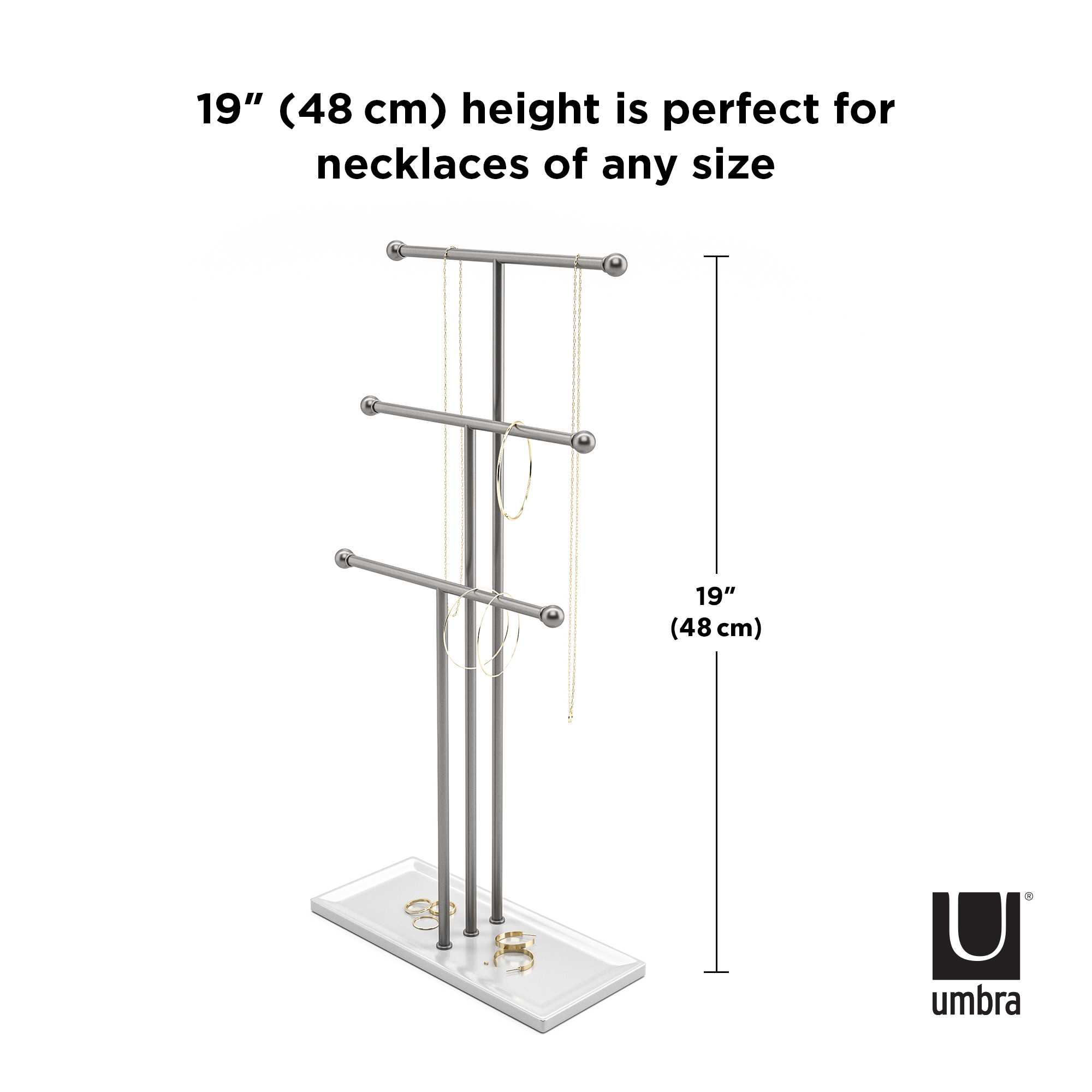 joyero colgador trigen umbra 48 x 23 x 10 cm - Imagen 14