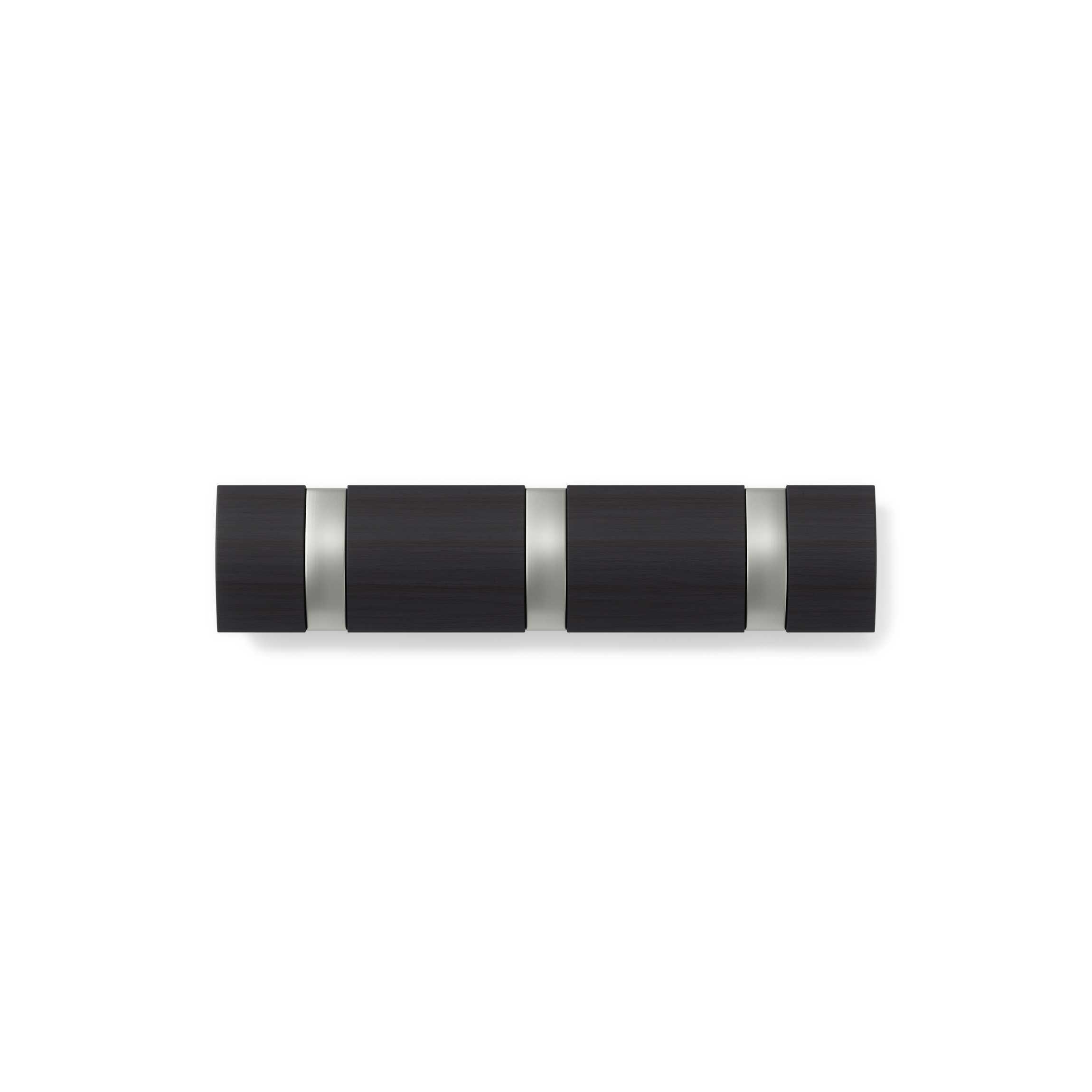perchero de pared 3 ganchos negro estilo moderno