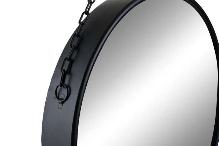 ESPEJO METAL 61X85X61 NEGRO - Imagen 3