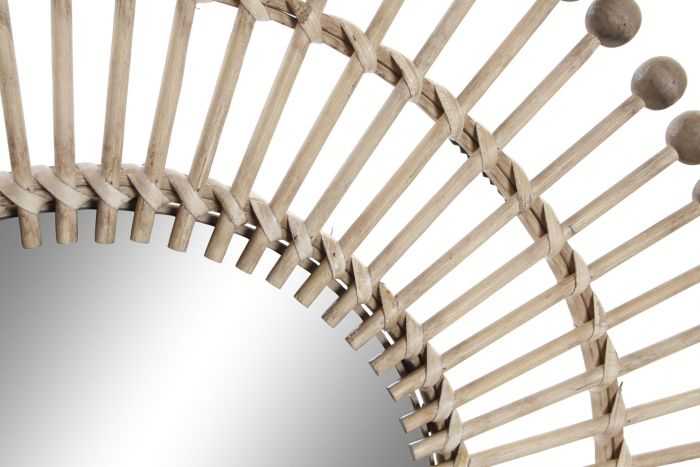 ESPEJO DE RATAN 55X2X55 NATURAL - Imagen 3
