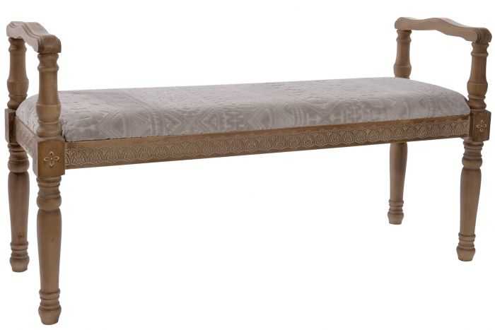 DESCALZADORA POLIESTER MADERA 119X40X67 ETNICO