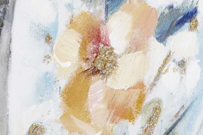 CUADRO LIENZO MADERA 90X3,8X120 BUDA PINTADO MANO - Imagen 4
