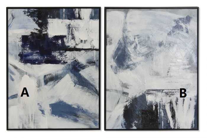 CUADRO LIENZO PS 45X2X60 ABSTRACTO 2 SURT.
