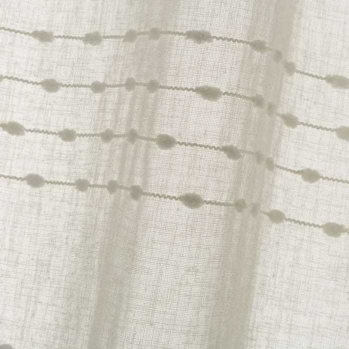 CORTINA FAUX LINEN TEÑIDO DETAIL BLANCO 140 X 260 CM - Imagen 2