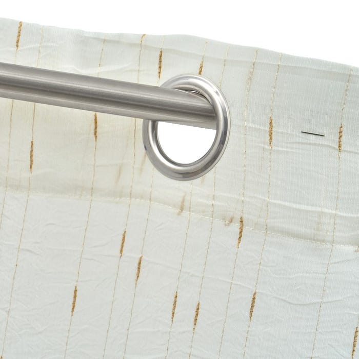 VISILLO TEJIDO PLANO FRUNCIDO RAIN ORO 140 X 260 CM - Imagen 3