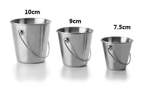 cubo de inox 3 medidas