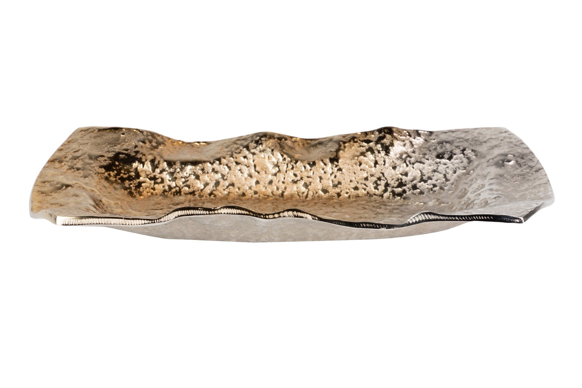 CENTRO ROUGH NICKEL DORADO 42X20X3 CM - Imagen 3