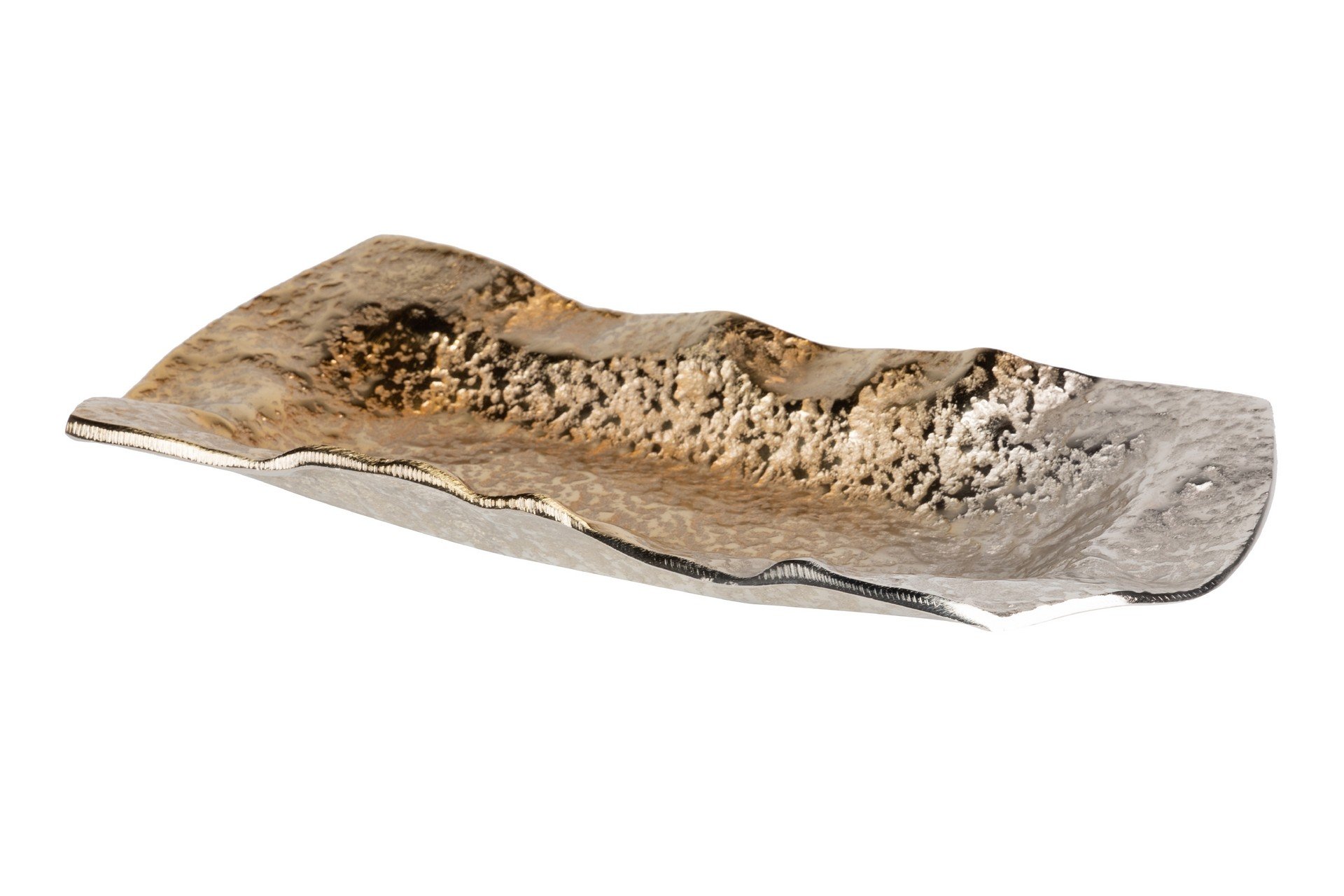 CENTRO ROUGH NICKEL DORADO 42X20X3 CM