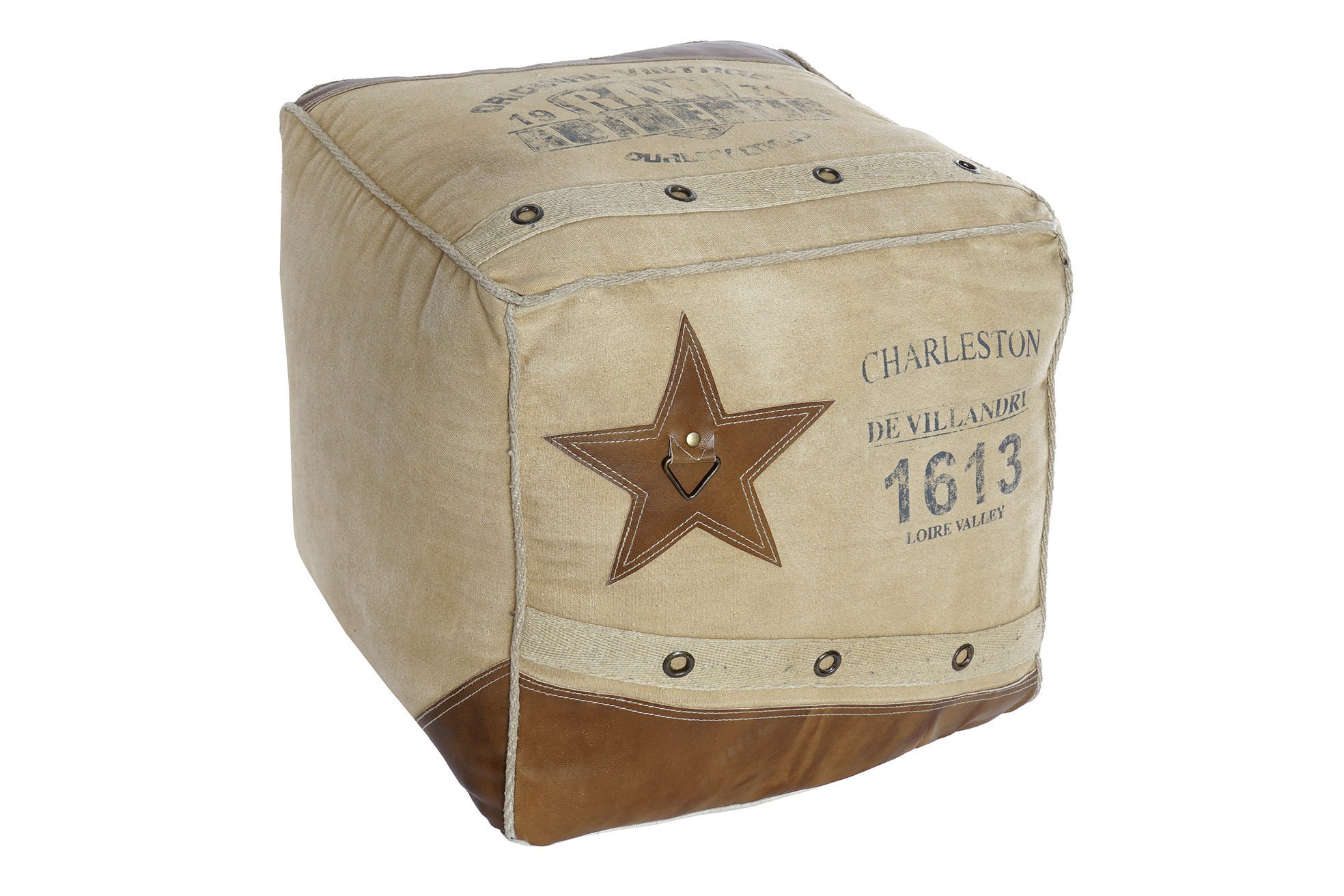 COJIN SUELO ALGODON PIEL 42X42X43 8.5 KG. STAR