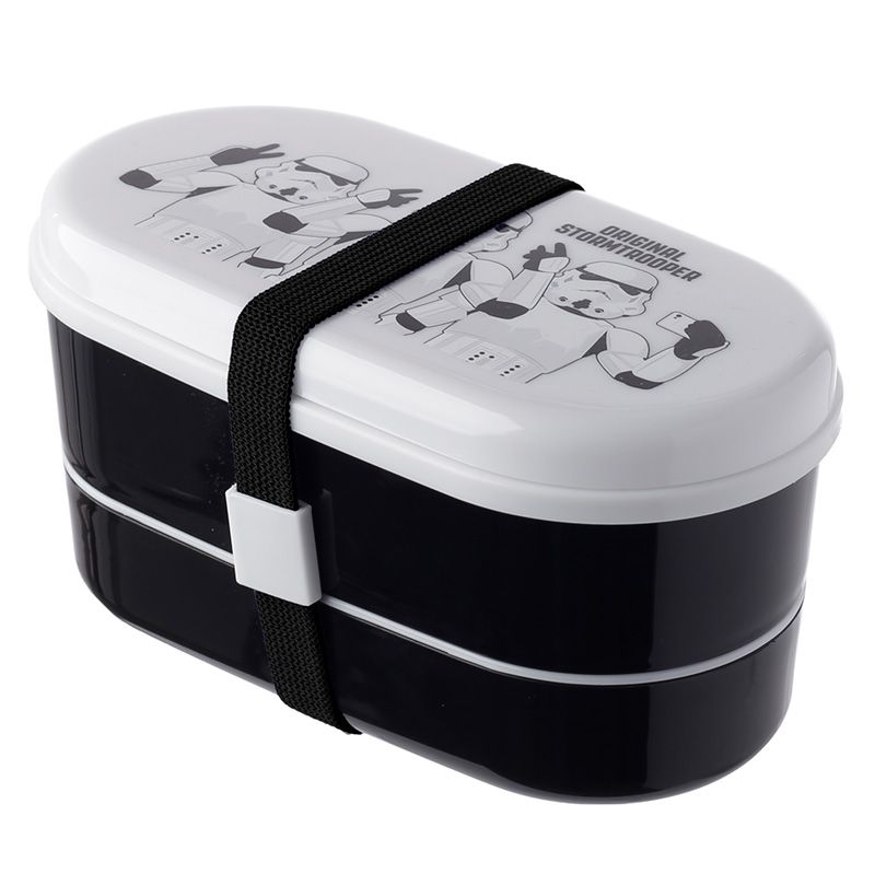 Fiambrera Táper Bento con Compartimentos y Cubiertos - Soldado Imperial / The Original Stormtrooper