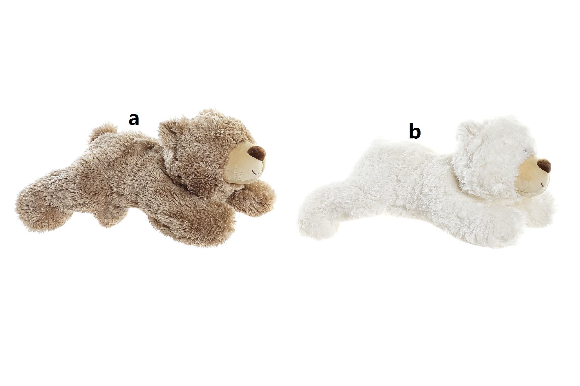 peluche oso tumbado poliester 30x38x16cm