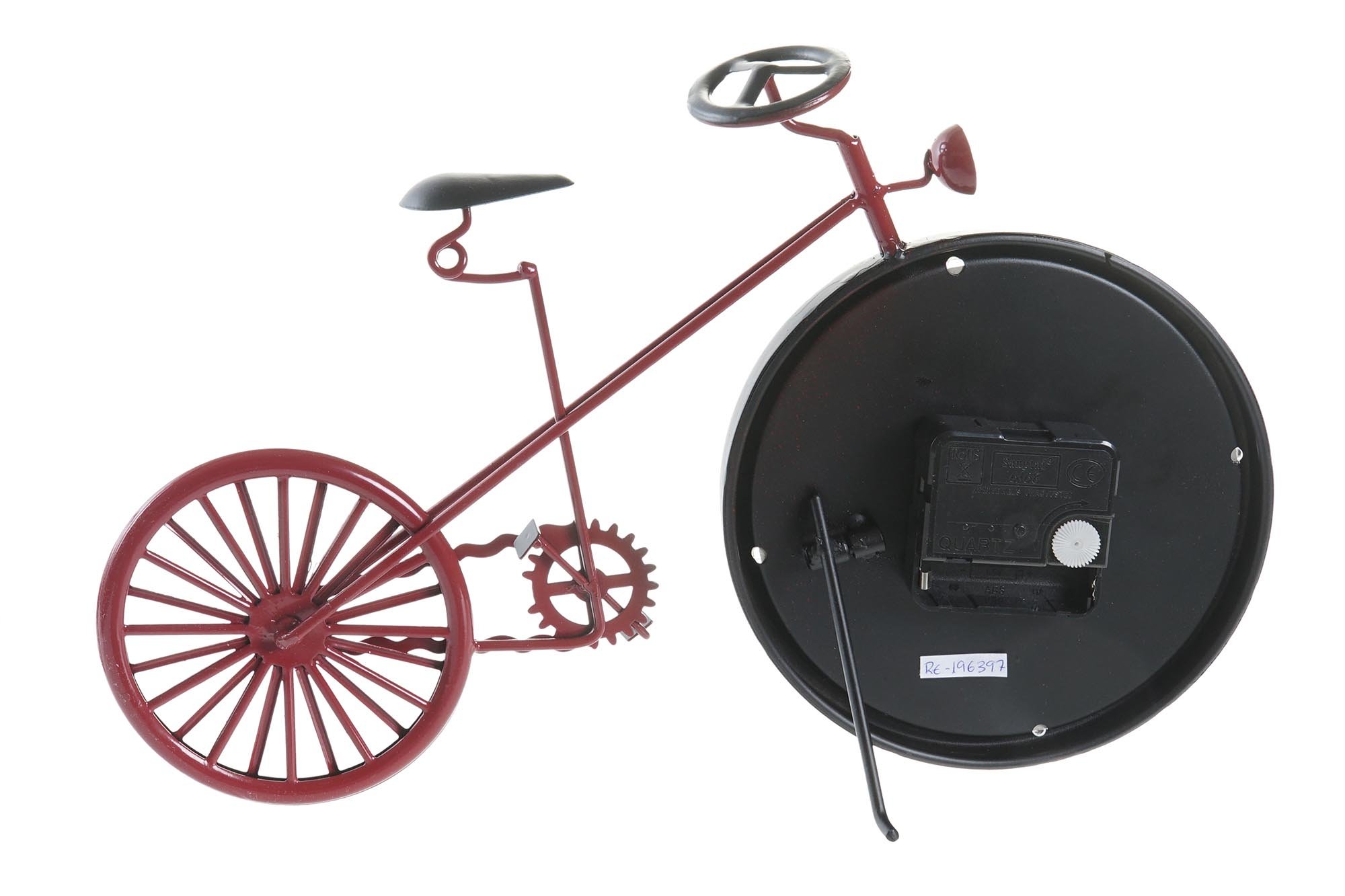 reloj bici hierro sobremesa 34.5x5x22.50cm - Imagen 3