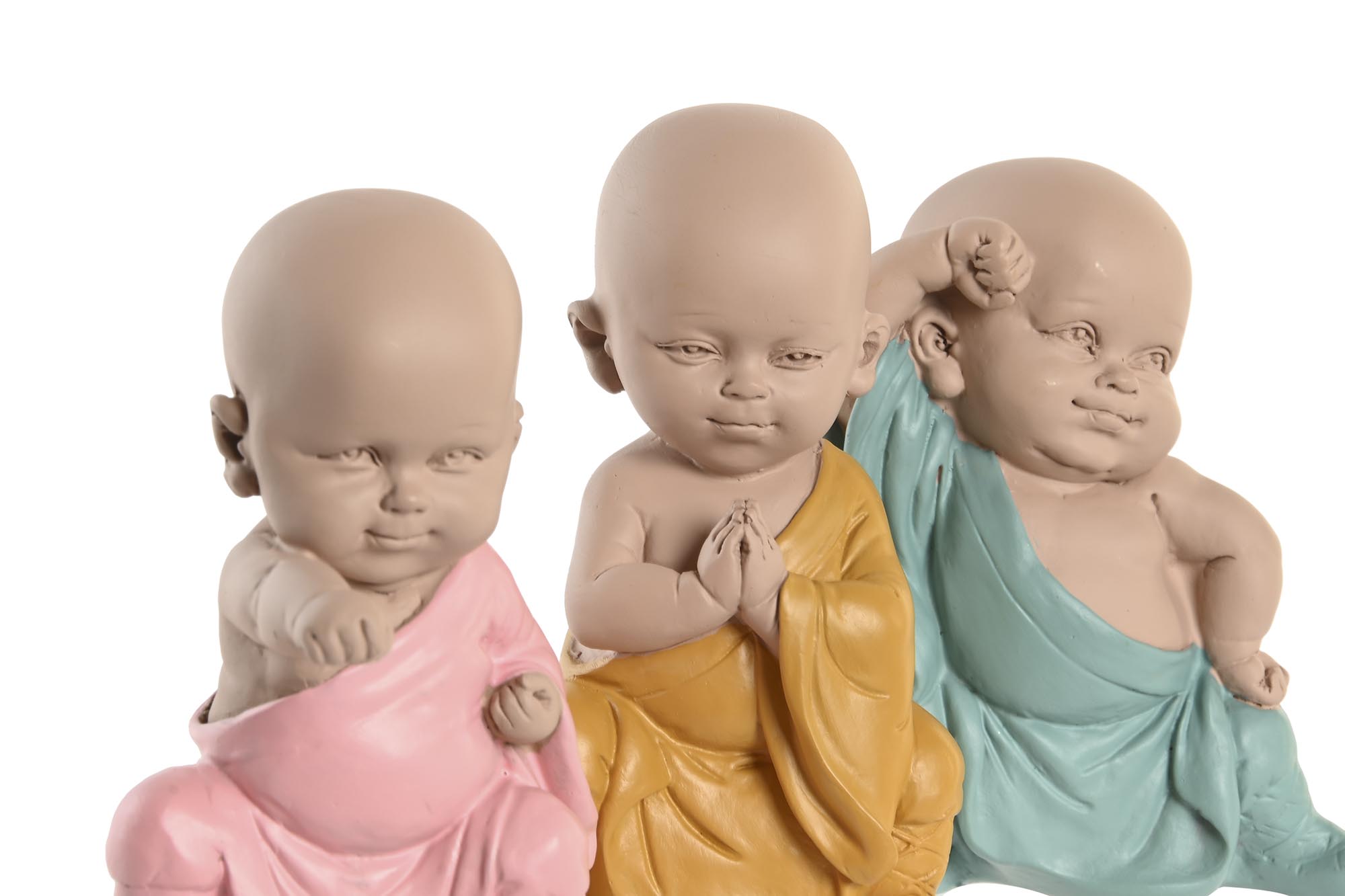 pack de 3 figura buda de resina - Imagen 3