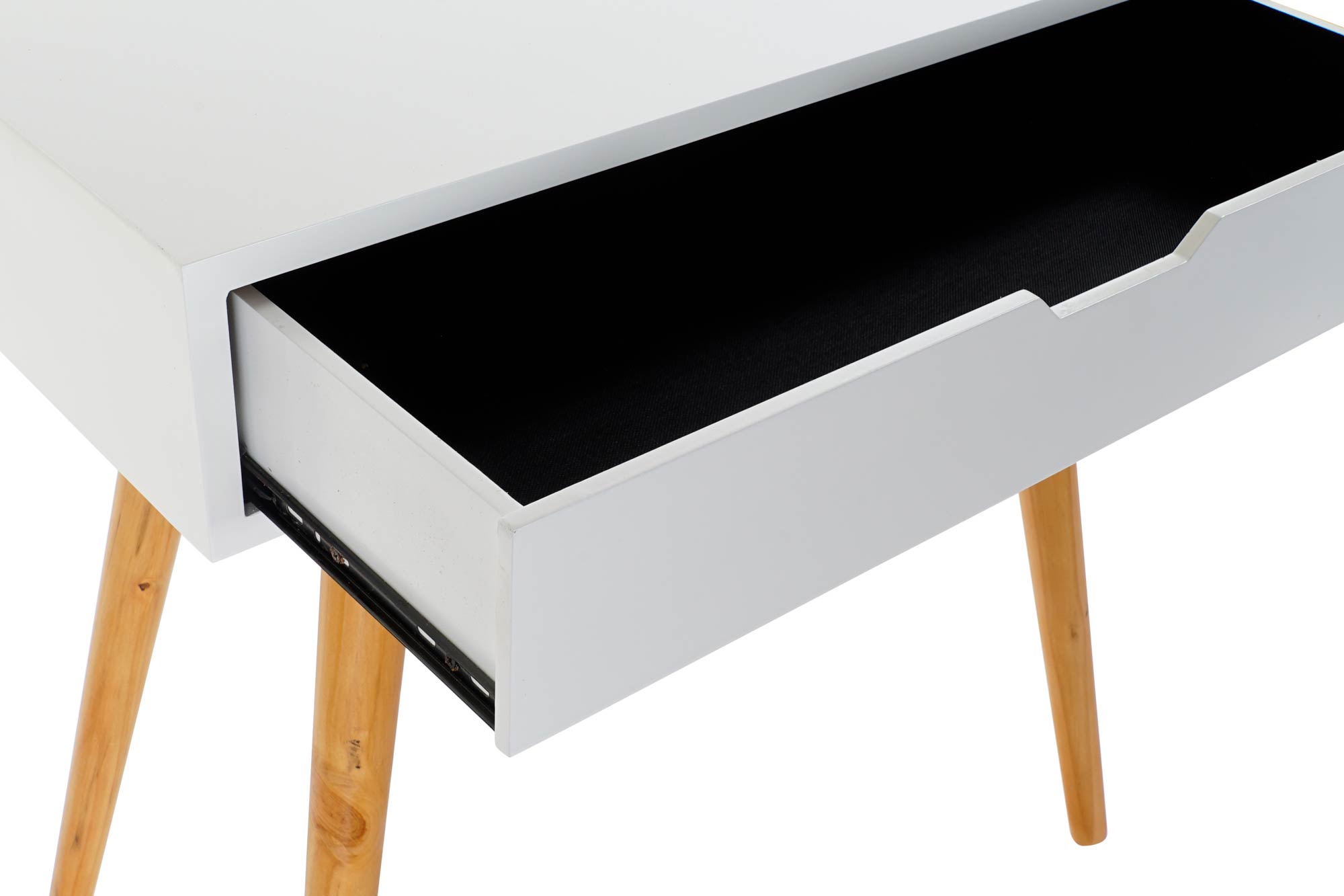 consola madera blanco 70x30x72cm - Imagen 4
