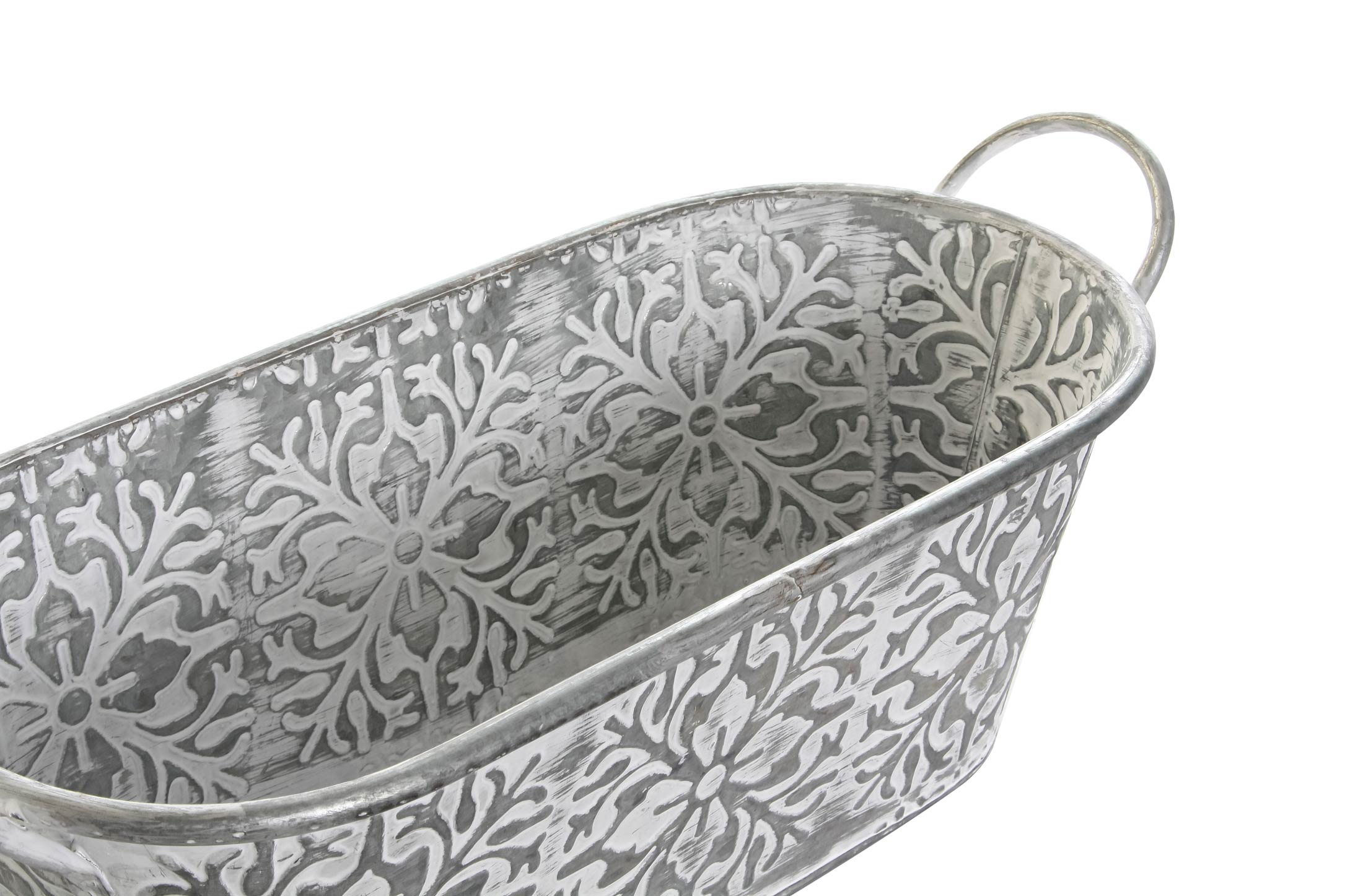 pack de 3 macetero jardinera de metal - Imagen 3