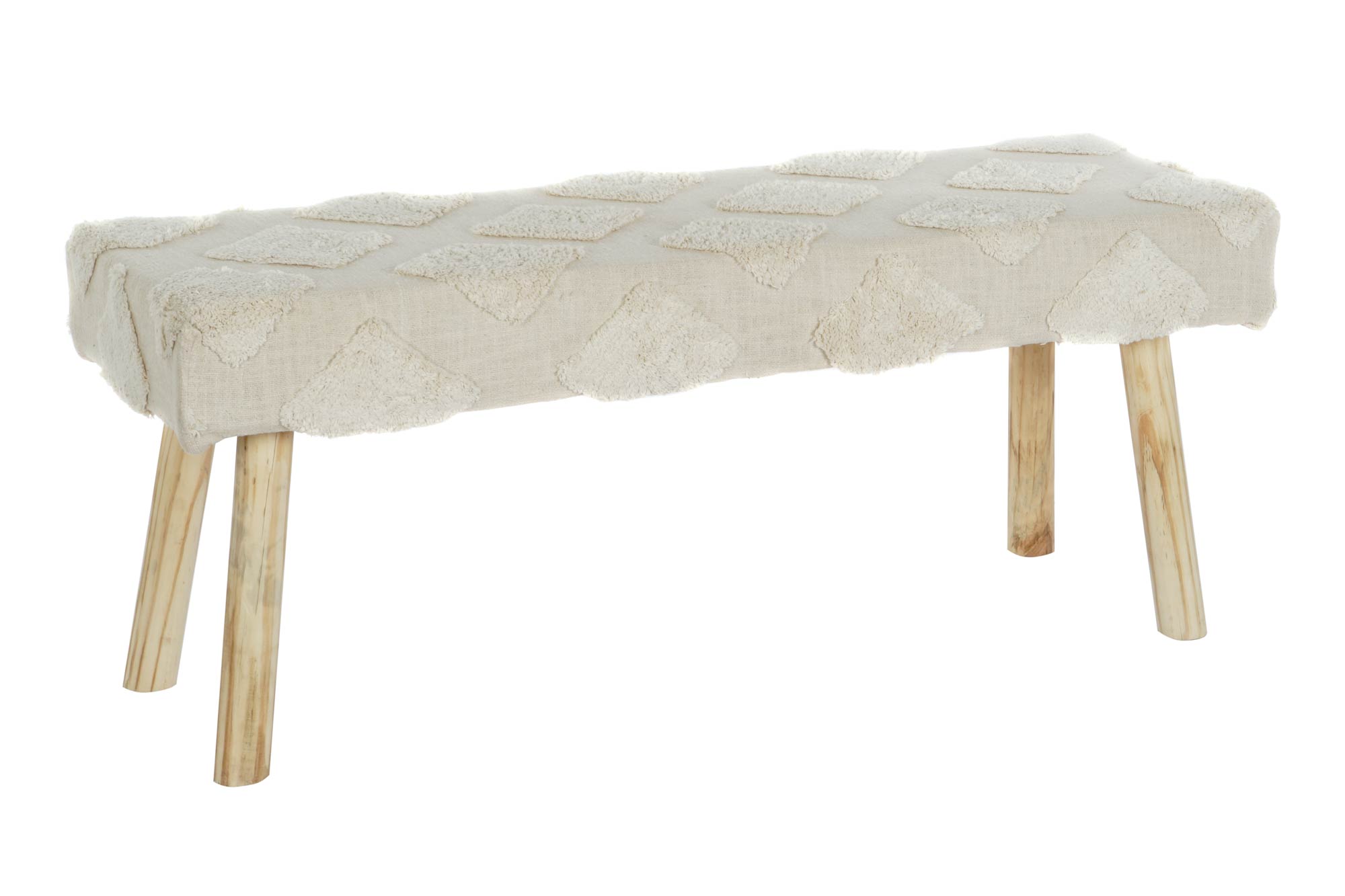 banqueta algodon 120x50x40cm