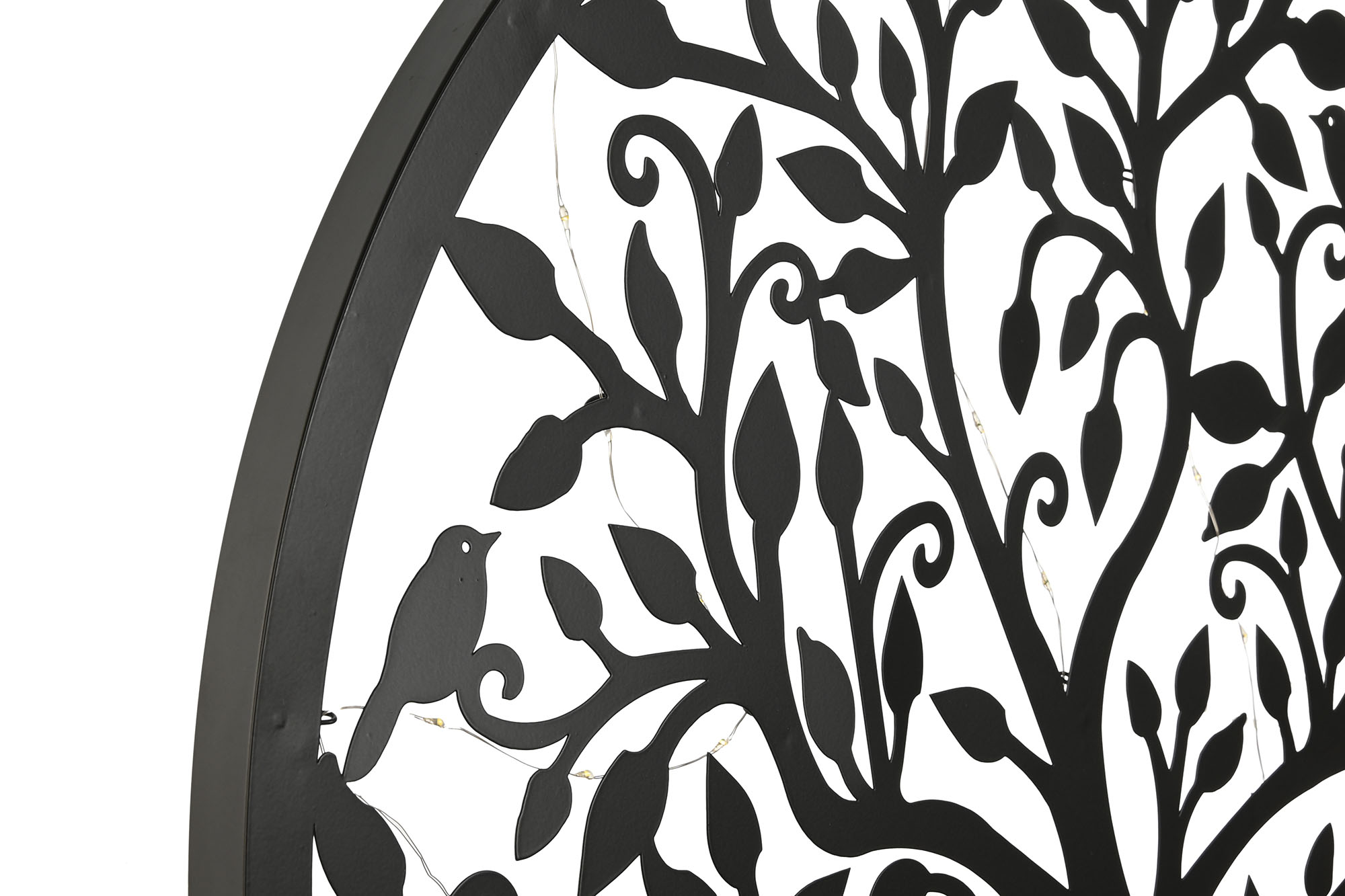 decoracion pared metal led arbol 40x40cm - Imagen 3