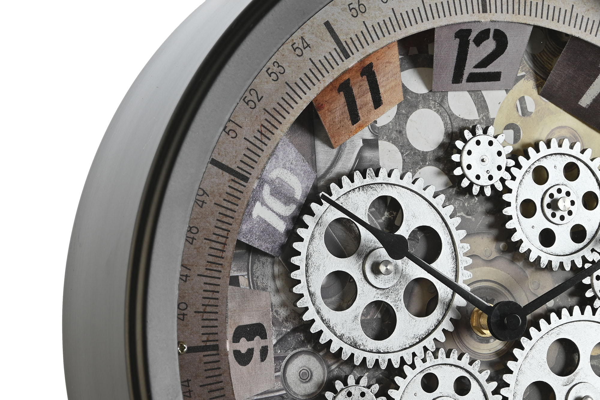 reloj de metal movimiento 33.5x8.5x33.5cm - Imagen 2